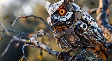 Ai robotic owl