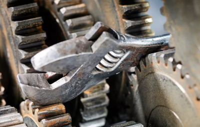 Cogs and spanner