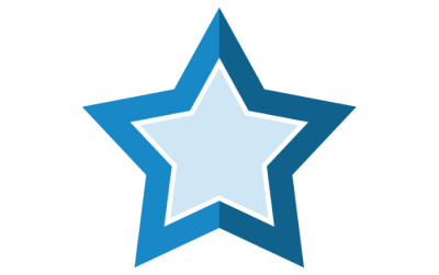 SEND blue star motif